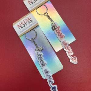 BOOK WHORE Keychain