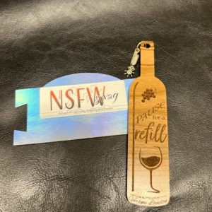 WINE BOTTLE Bookmark
